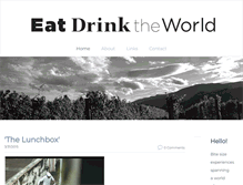 Tablet Screenshot of eatdrinktheworld.com
